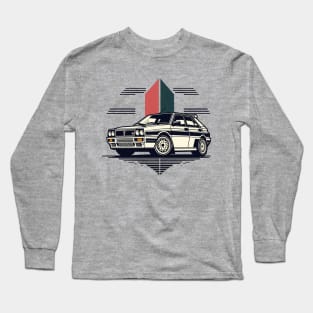 Lancia Delta Integrale Rally Car Long Sleeve T-Shirt